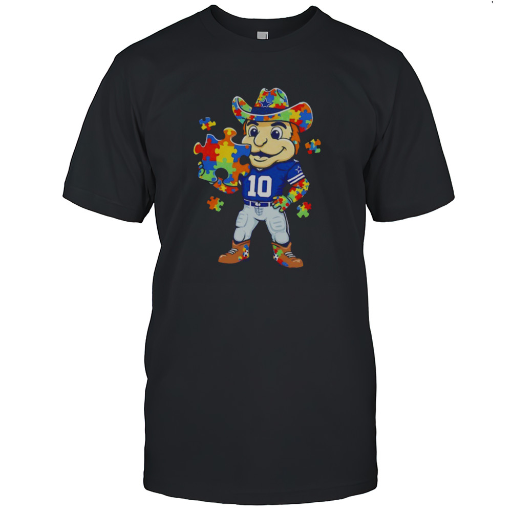 Autism Awareness Dallas Cowboys Mascot 2025 Shirt
