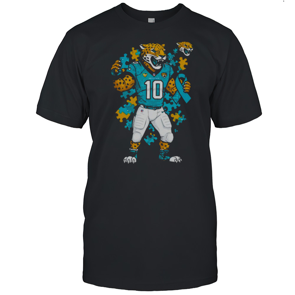Autism Awareness Jacksonville Jaguars Mascot 2025 Shirt