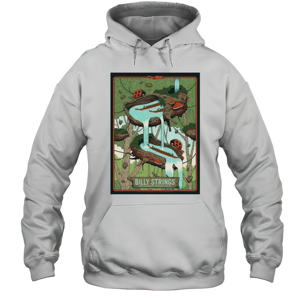 Billy Strings Show April 17 2025 Koka Booth Amphitheatre Cary NC T-shirt Unisex Hoodie