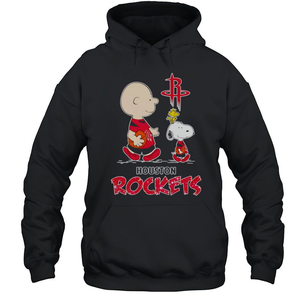 Charlie Brown And Snoopy Houston Rockets Shirt Unisex Hoodie