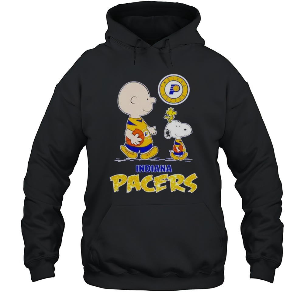 Charlie Brown And Snoopy Indiana Pacers Shirt Unisex Hoodie