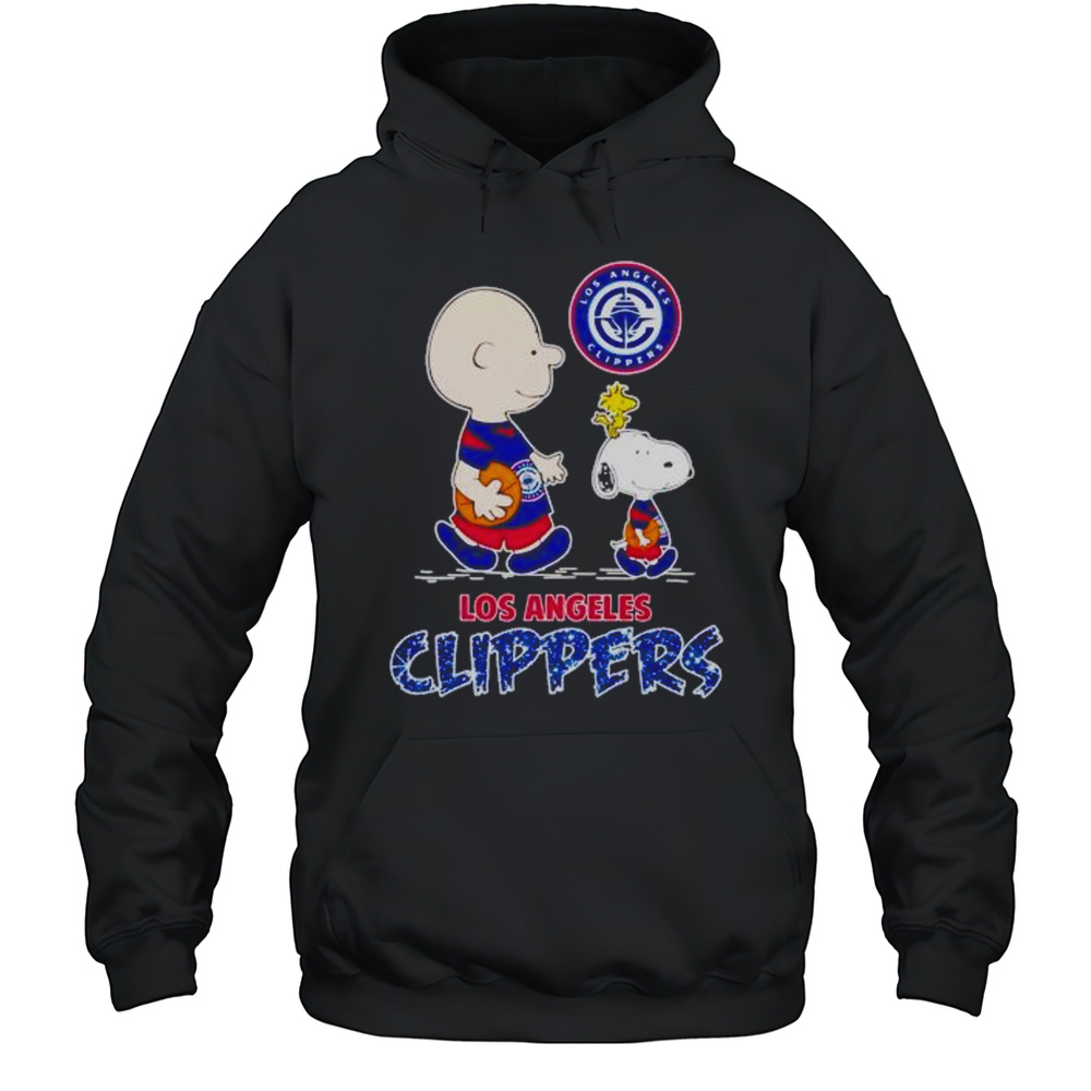 Charlie Brown And Snoopy Los Angeles Clippers Shirt Unisex Hoodie