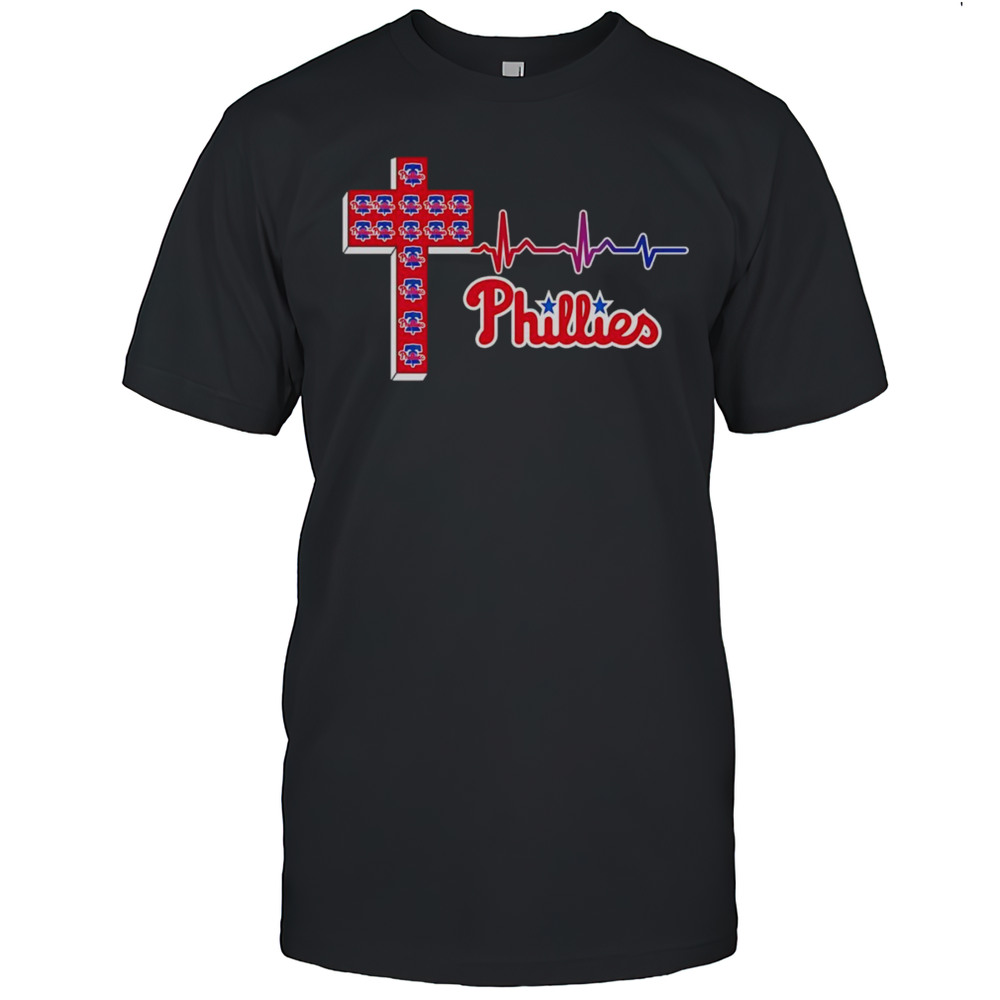 Cross Heartbeat Philadelphia Phillies Shirt