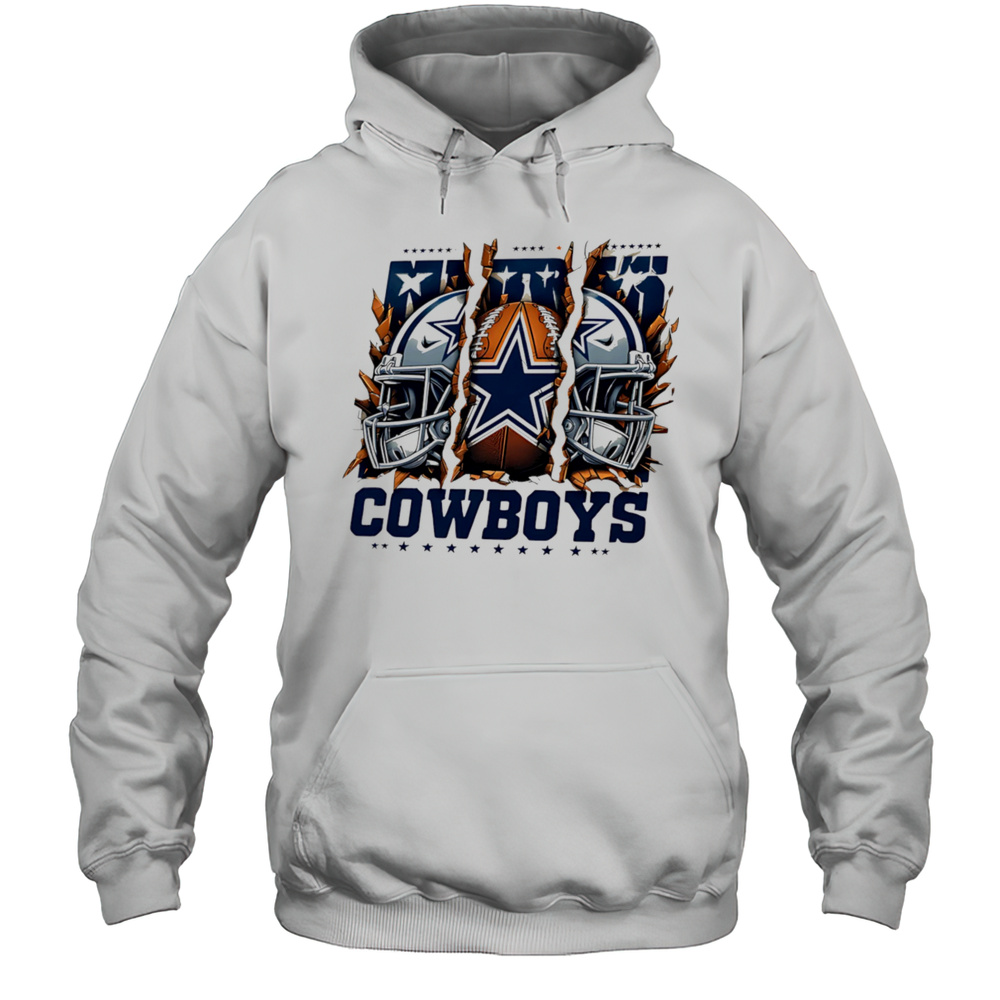 Dallas Cowboys Helmet Shirt Unisex Hoodie