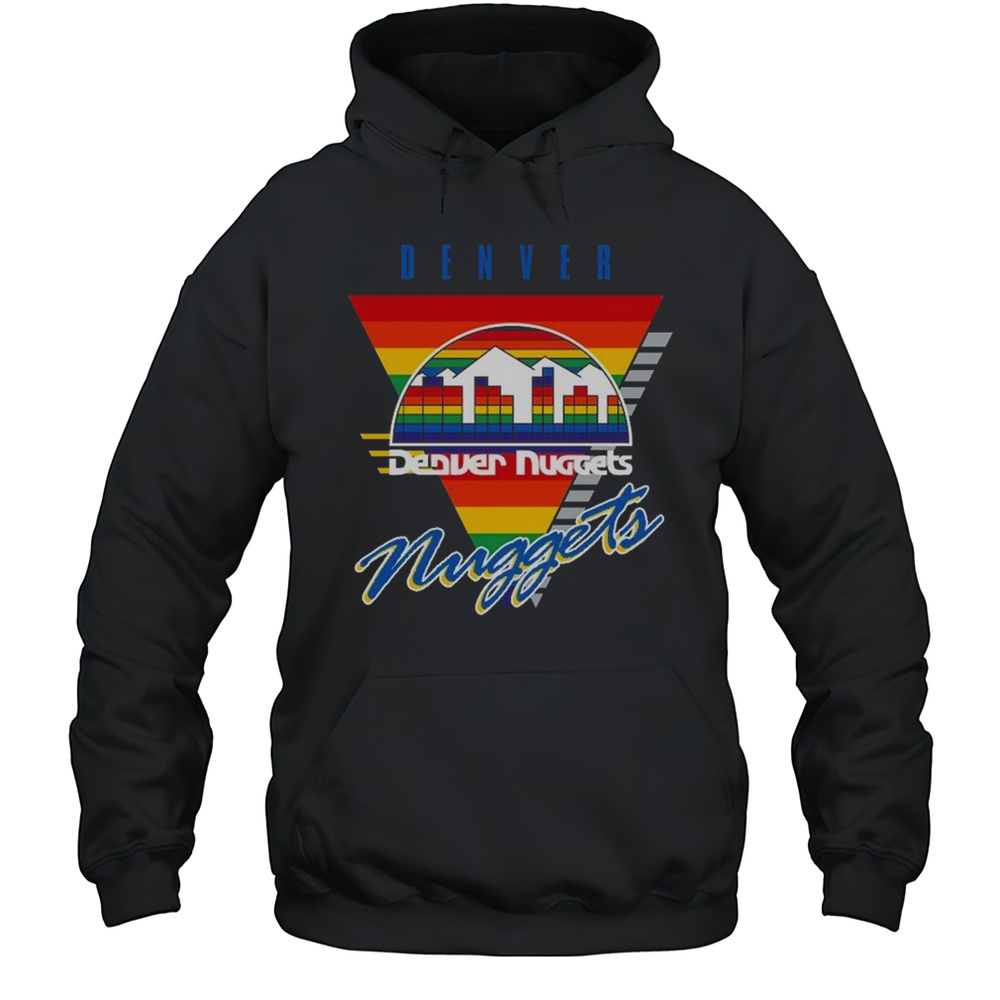 Denver Nuggets Worldwide Collection Tri-Logo Shirt Unisex Hoodie