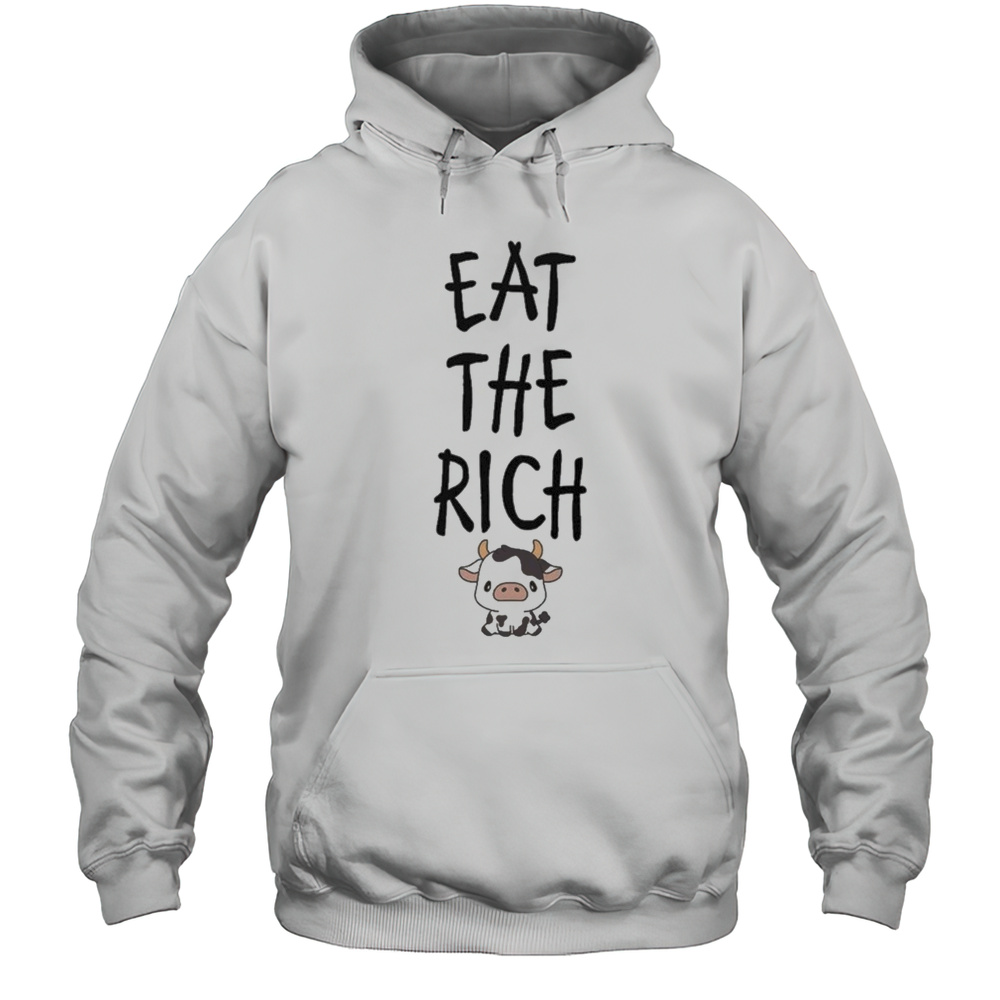 Eat The Rich Cow T-shirt Unisex Hoodie