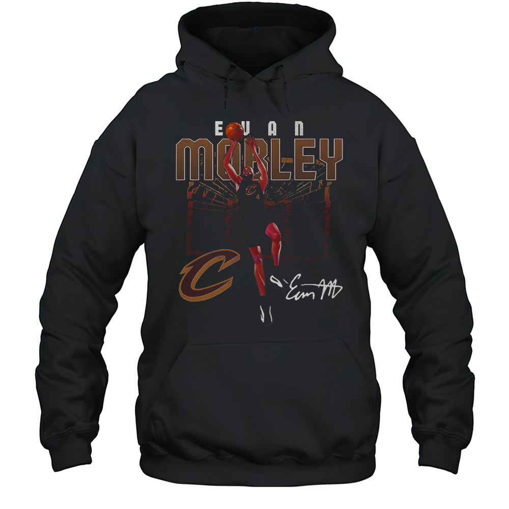Evan Mobley Cleveland Cavaliers NBA Basketball Player Shattered Signature Shirt Unisex Hoodie