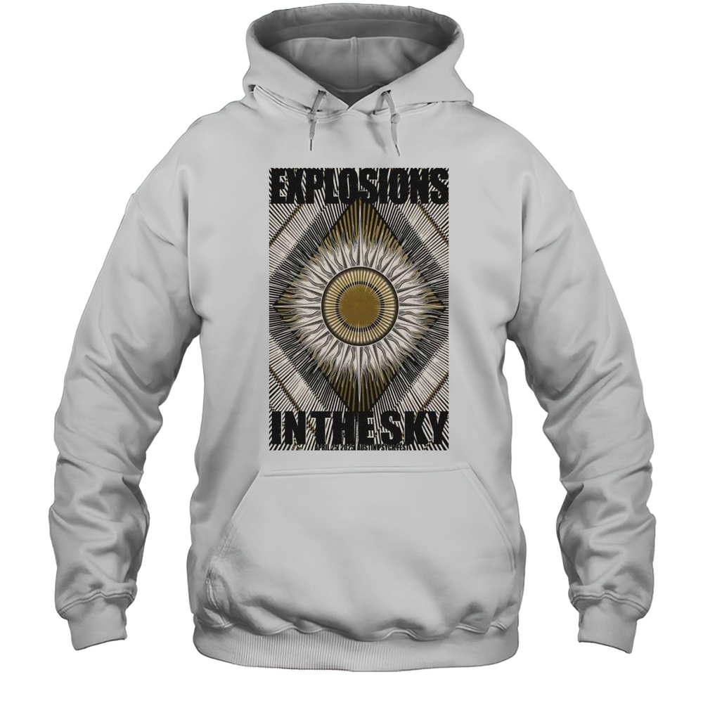 Explosions In The Sky Tour Apr 25 2025 Austin Psych Fest Austin TX T-shirt Unisex Hoodie