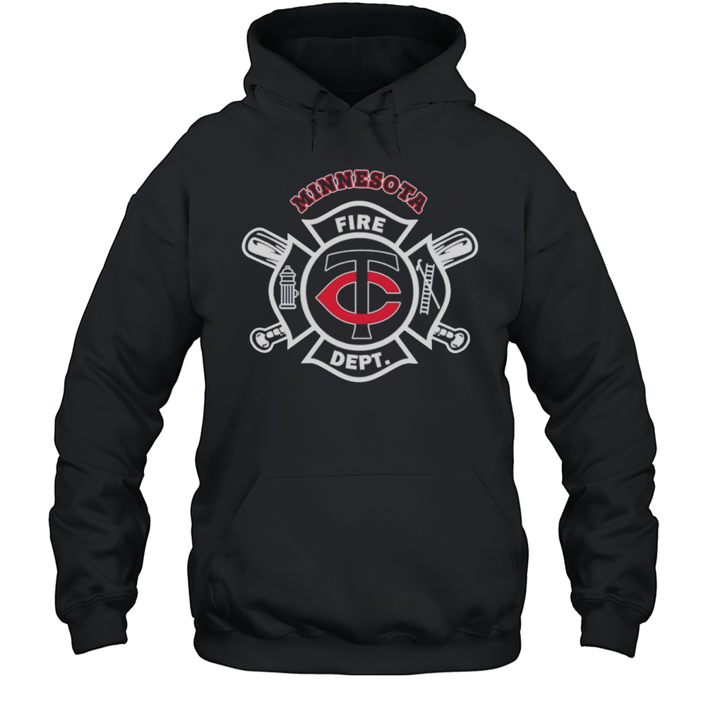 Fire Dept Minnesota Twins Shirt Unisex Hoodie