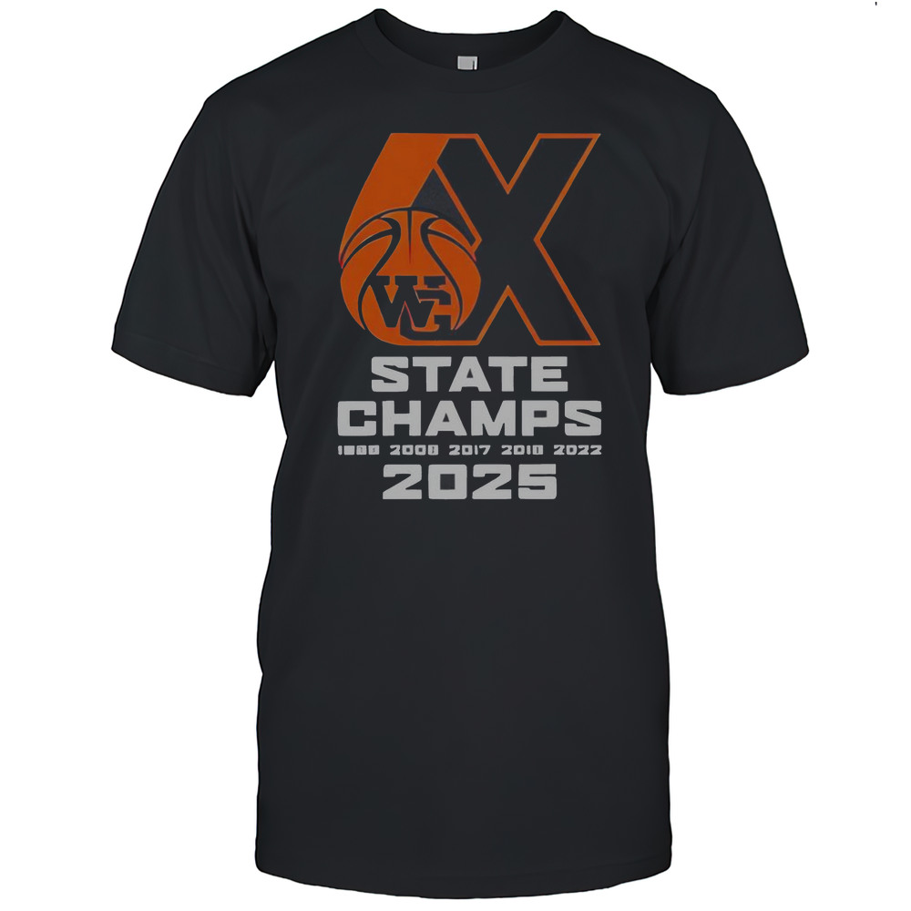 Good Webster Groves Basketball 6X State Champs 2025 T-Shirt