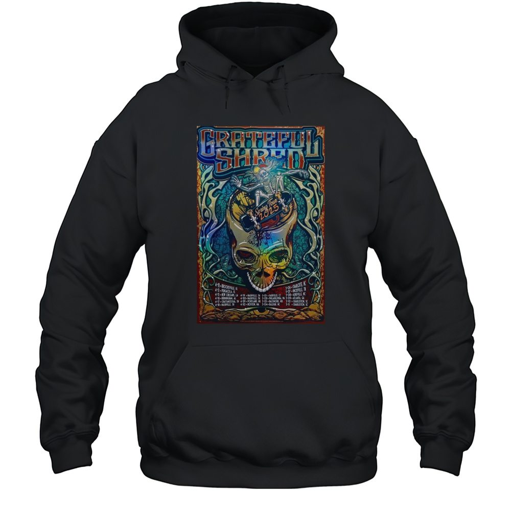 Grateful Shred Spring Tour 2025 Shirt Unisex Hoodie
