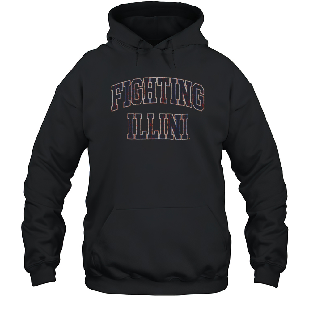 Illinois Distressed Shirt Unisex Hoodie
