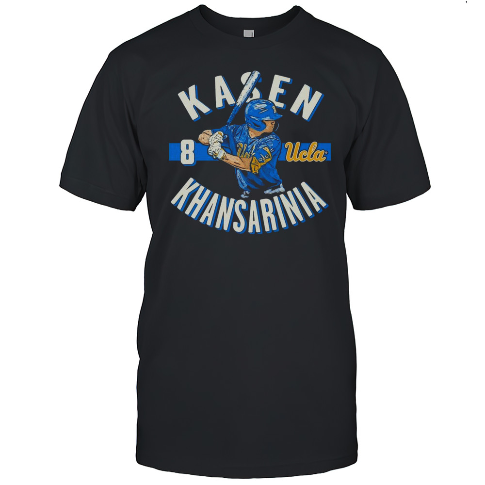 Kasen Khansarinia Illustrated UCLA Bruins Baseball NCAA Division I 2025 Vintage T-shirt