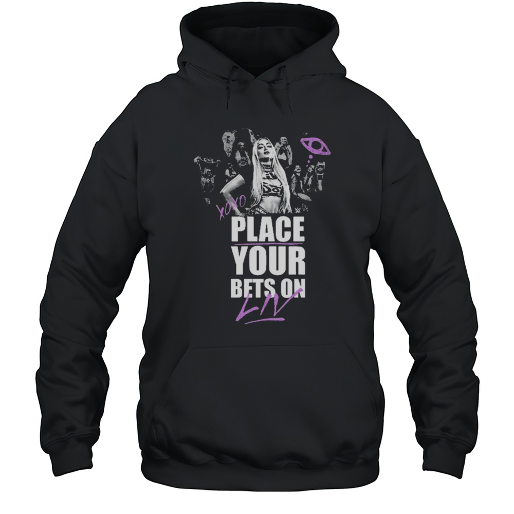 Liv Morgan World Tour Place Your Bets On Xoxo WWE 2025 T-shirt Unisex Hoodie