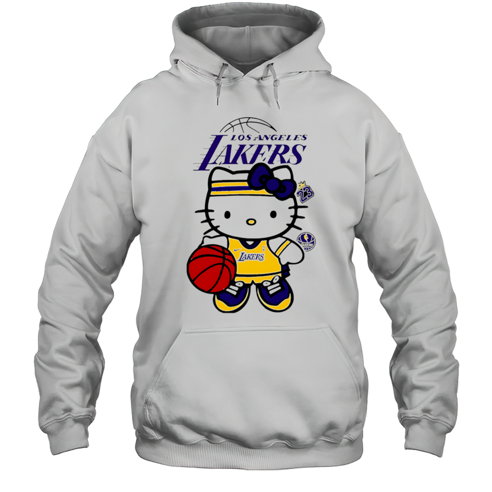 Los Angeles Lakers Hello Kitty Shirt Unisex Hoodie