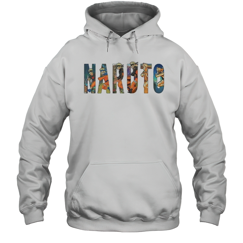 Naruto Evolution Character Shirt Unisex Hoodie