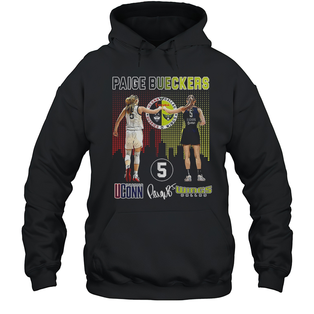 Paige Bueckers Huskies Uconn Wings Dallas Shirt Unisex Hoodie