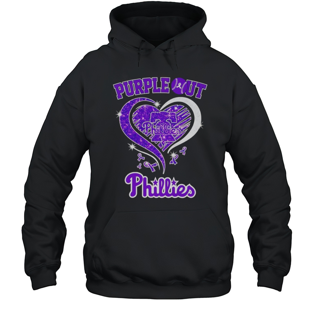Purple Out Philadelphia Phillies Shirt Unisex Hoodie