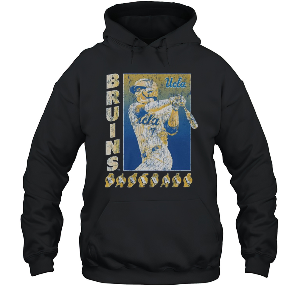 Roman Martin Illustrated UCLA Bruins Softball NCAA Division I 2025 Vintage T-shirt Unisex Hoodie