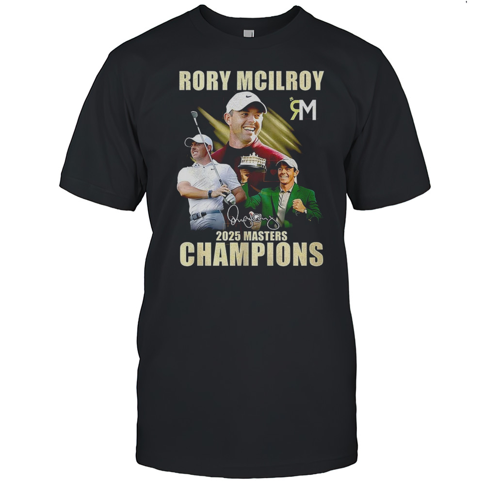 Rory Mcilroy 2025 Masters Champion Signature Shirt