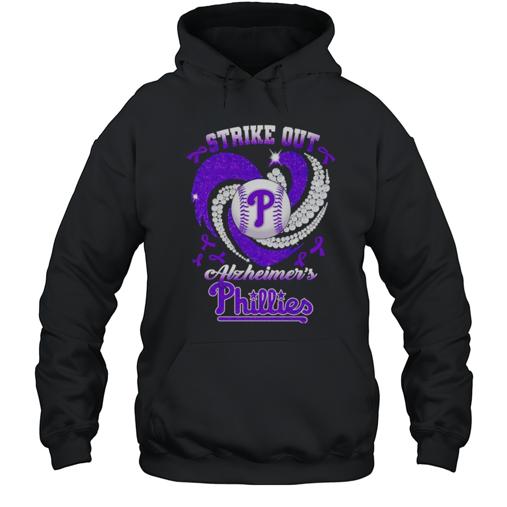 Strike Out Alzheimers Philadelphia Phillies Shirt Unisex Hoodie