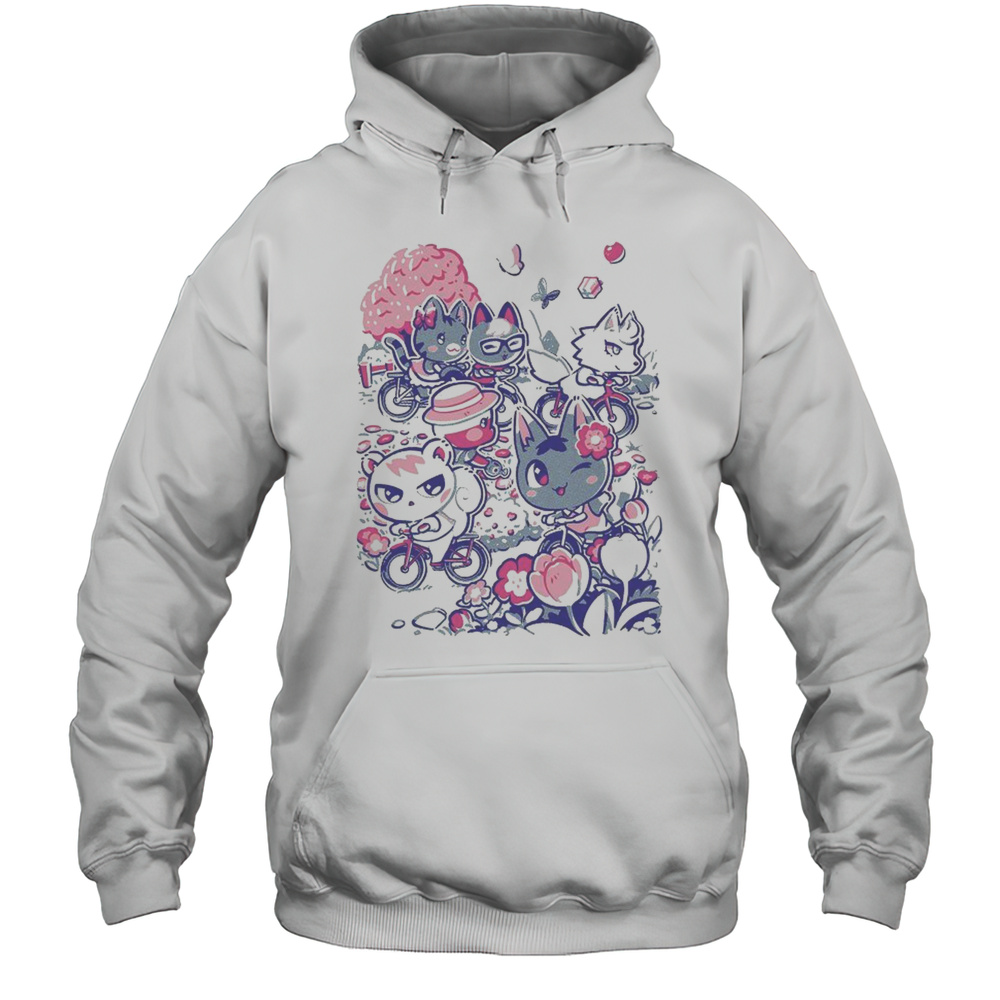 Summer Biking PixelEyeBat T-shirt Unisex Hoodie