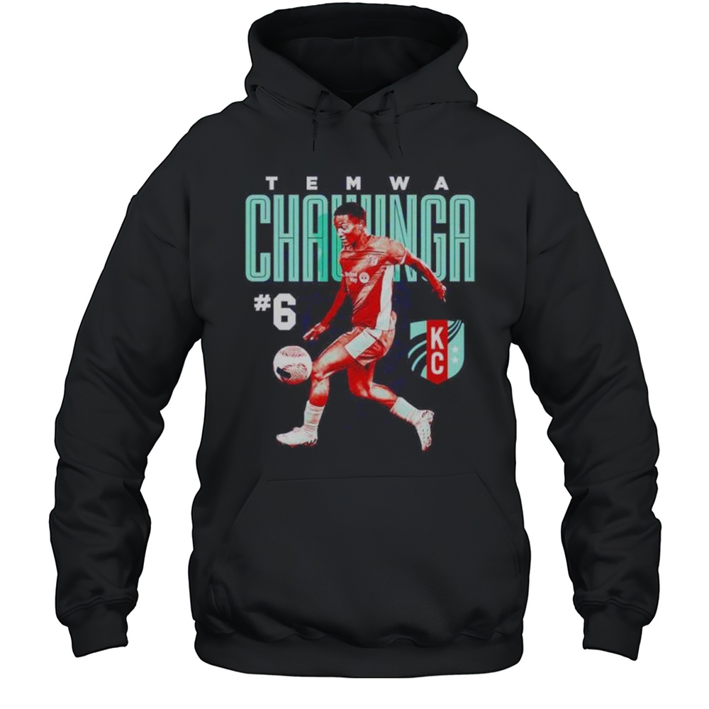 Temwa Chawinga 6 Kansas City Current Current Bitmap Shirt Unisex Hoodie