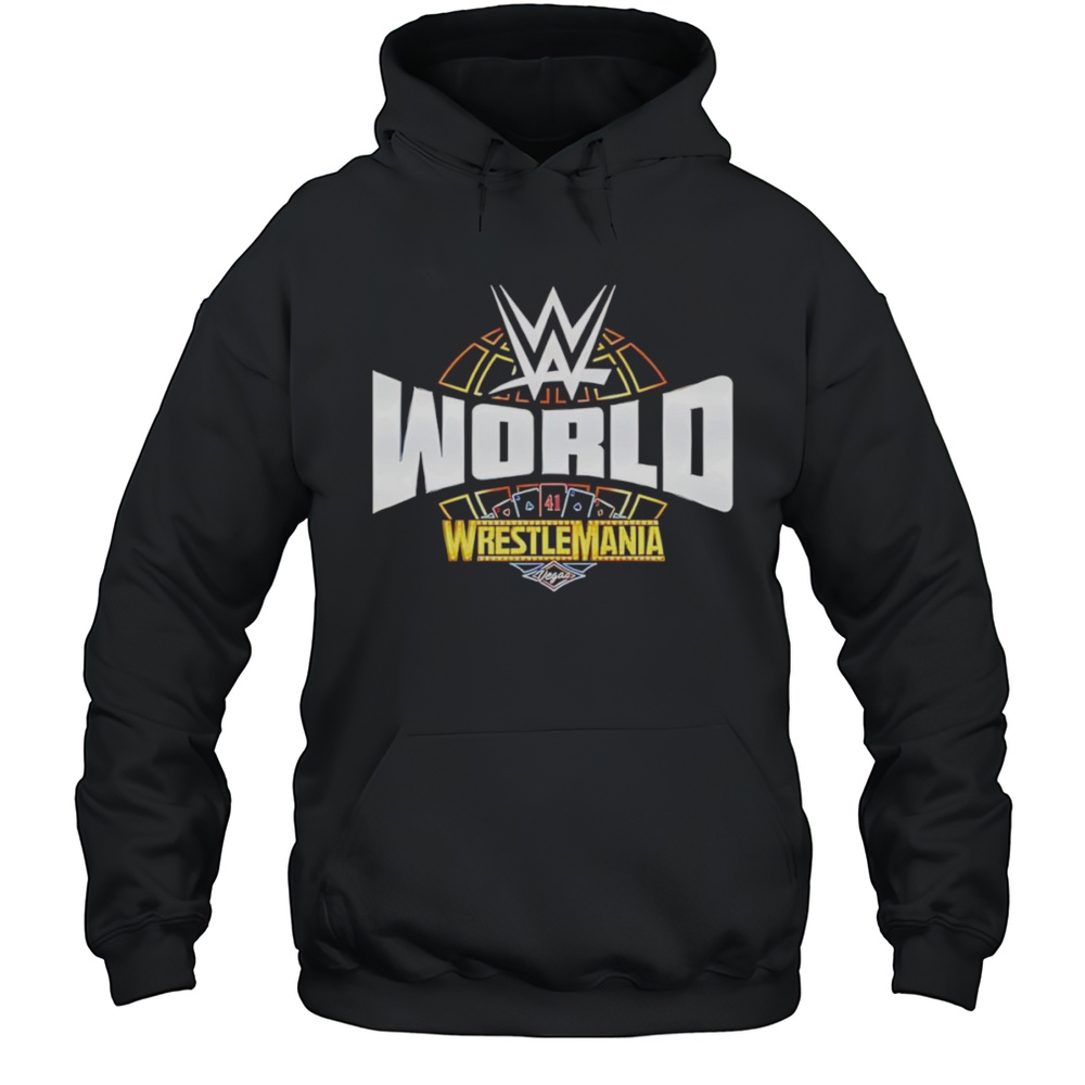 WWE WrestleMania 41 World Shirt Unisex Hoodie