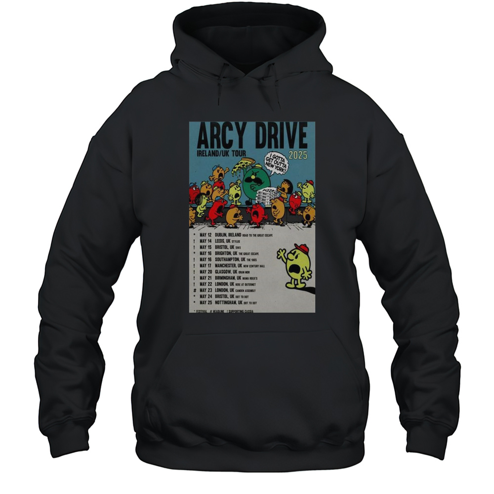 Arcy Drive Ireland UK Show 2025 May 12-25 T-shirt Unisex Hoodie