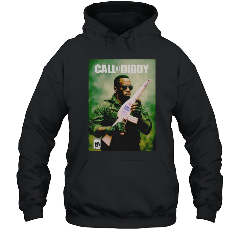 Call Of Diddy Baby Lotion Shirt Unisex Hoodie