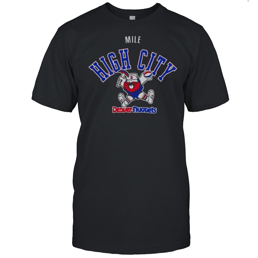 Denver Nuggets Mile High City 1974 Mascot T Shirts