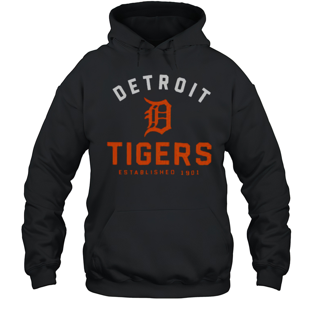 Detroit Tigers Logo Established 1901 Shirt Unisex Hoodie