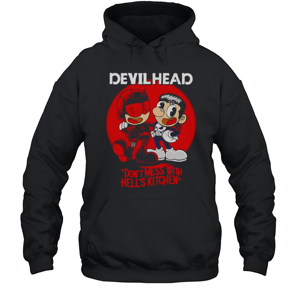Devilhead Daredevil And Punisher Shirt Unisex Hoodie