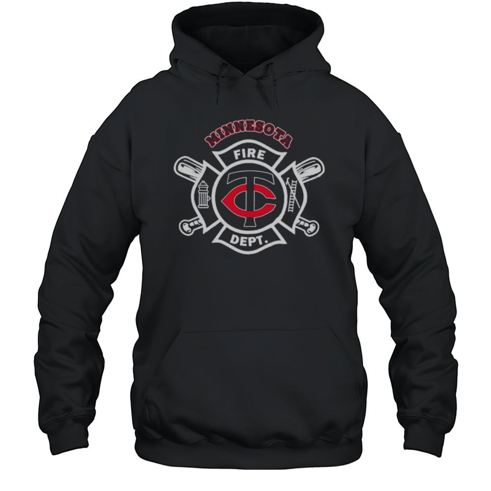 Fire Dept Minnesota Twins Shirt Unisex Hoodie