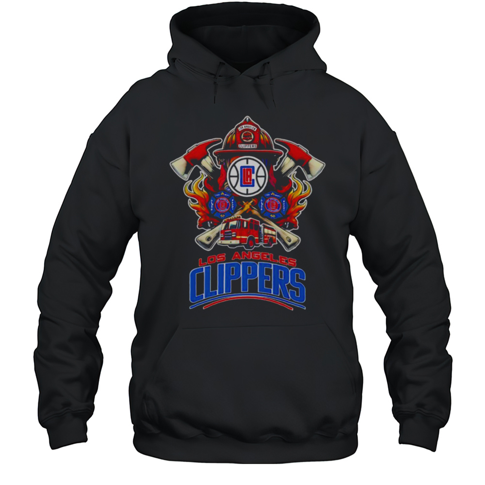 Firefighter Los Angeles Clippers Shirt Unisex Hoodie