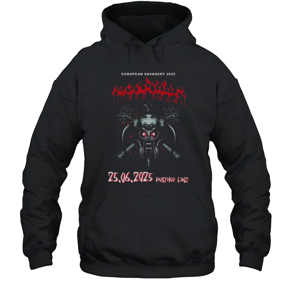 Hatebreed European Savagery 2025 Shirt Unisex Hoodie