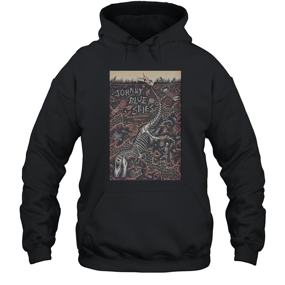Johnny Blue Skies Brick Breeden Fieldhouse Bozeman MT April 17 2025 Concert T-shirt Unisex Hoodie