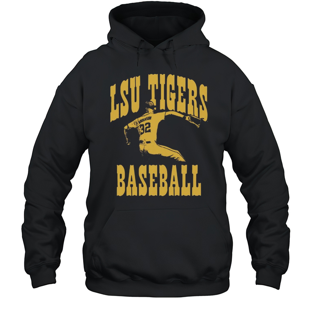 Kade Anderson LSU Tigers Baseball NCAA Division I Painting 2025 T-shirt Unisex Hoodie