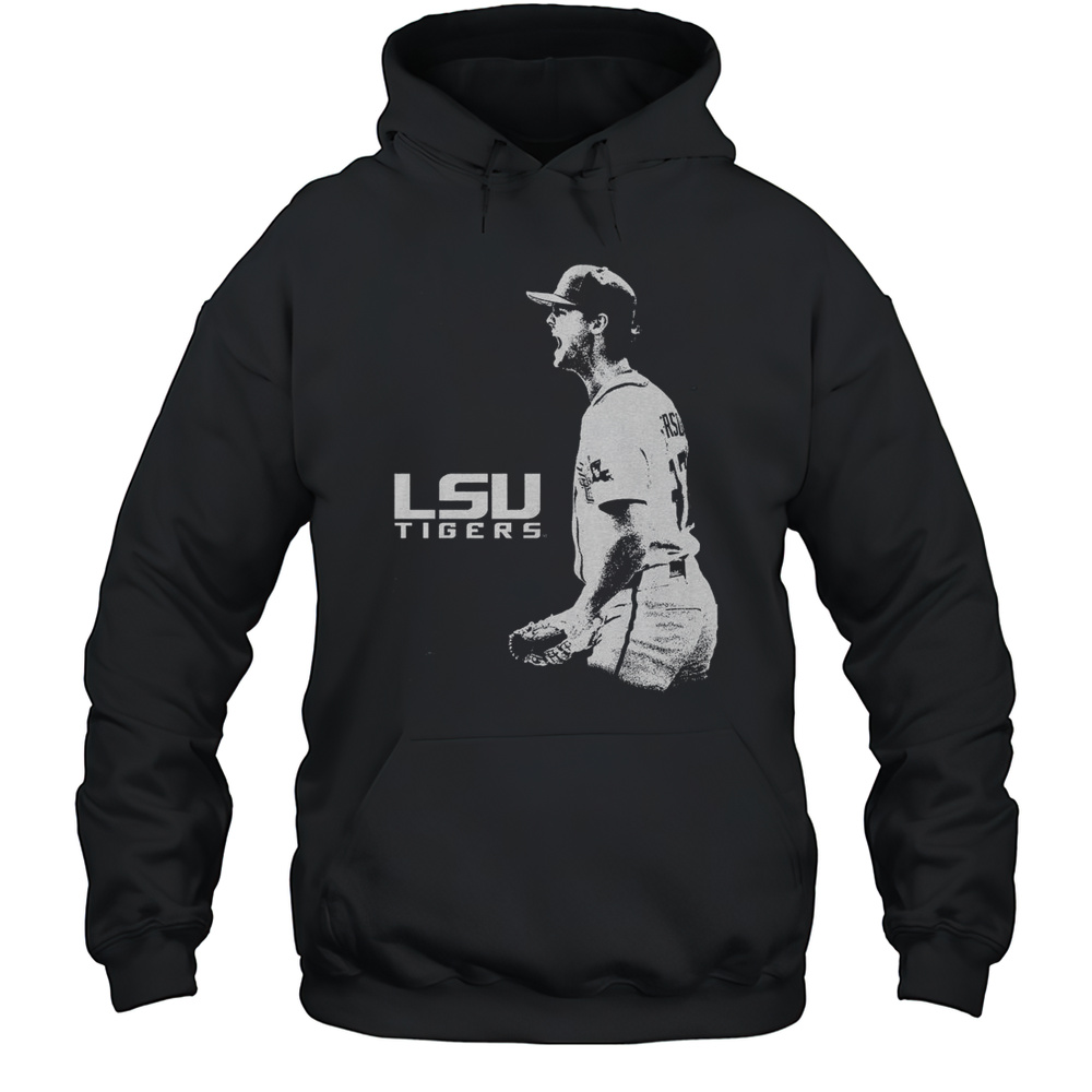 Kade Anderson Portrait LSU Tigers Baseball NCAA Division I 2025 T-shirt Unisex Hoodie