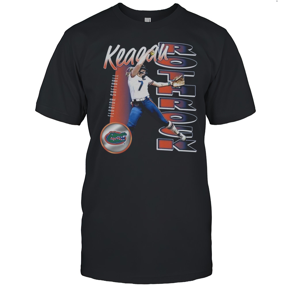 Keagan Rothrock Illustrated Florida Gators Softball NCAA Division I 2025 T-shirt