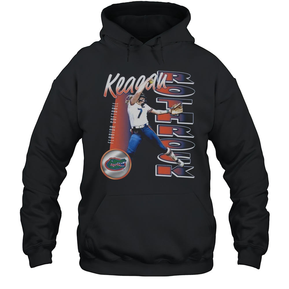 Keagan Rothrock Illustrated Florida Gators Softball NCAA Division I 2025 T-shirt Unisex Hoodie