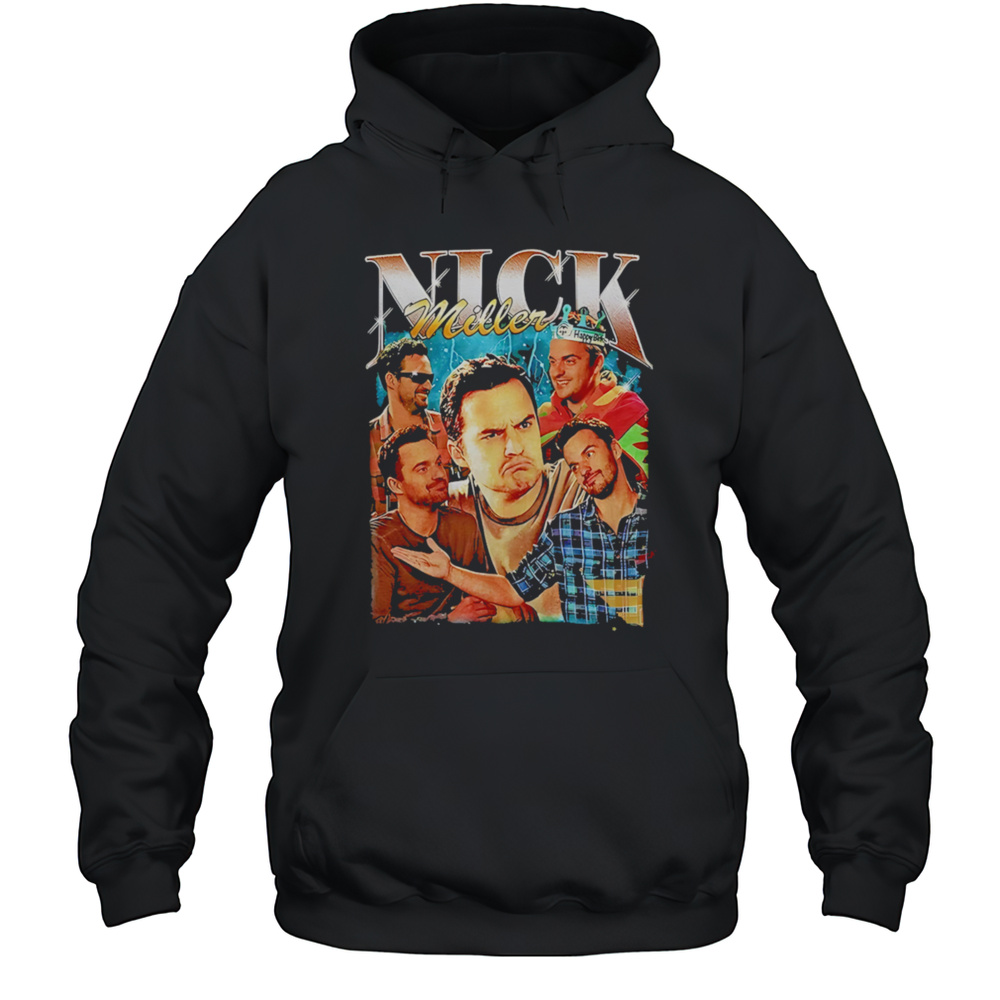 Nick Miller Graphic Retro Shirt Unisex Hoodie