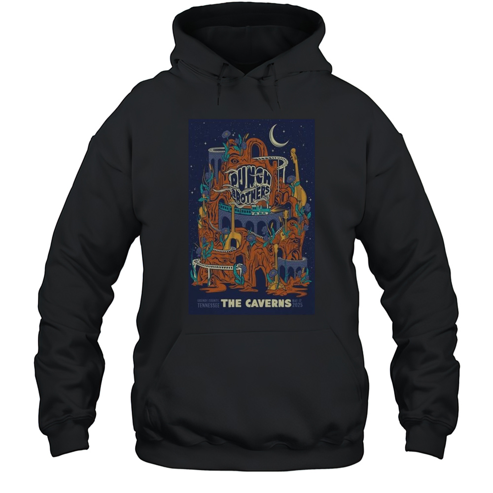 Punch Brothers The Caverns Pelham TN May 17 2025 Tour T-shirt Unisex Hoodie