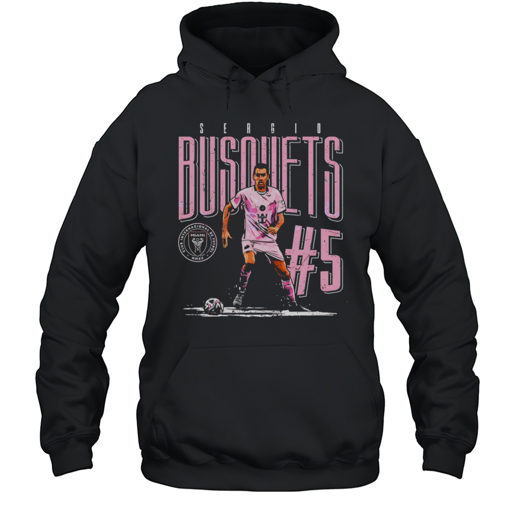 Sergio Busquets 5 Inter Miami Shirt Unisex Hoodie