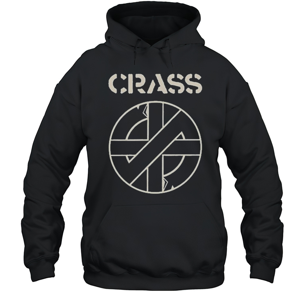 Steve Ignorant Crass Stencil T-shirt Unisex Hoodie
