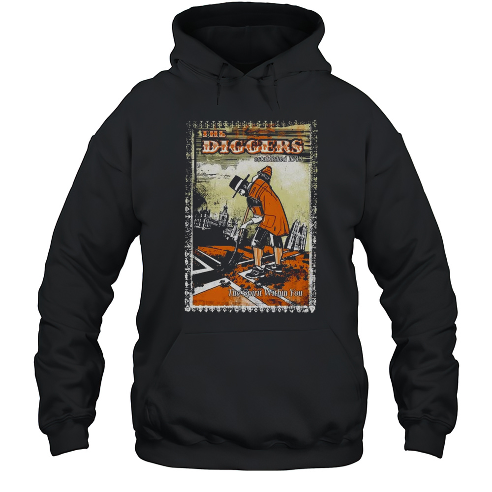 The Diggers TSOTM Apr 2025 Shirt Unisex Hoodie