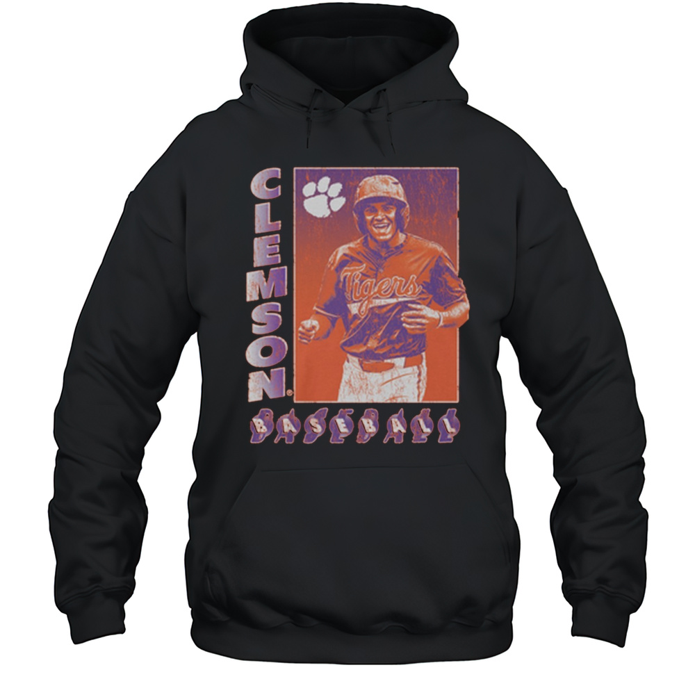 Tryston McCladdie Illustrated Clemson Tigers Baseball NCAA Vintage T-shirt Unisex Hoodie