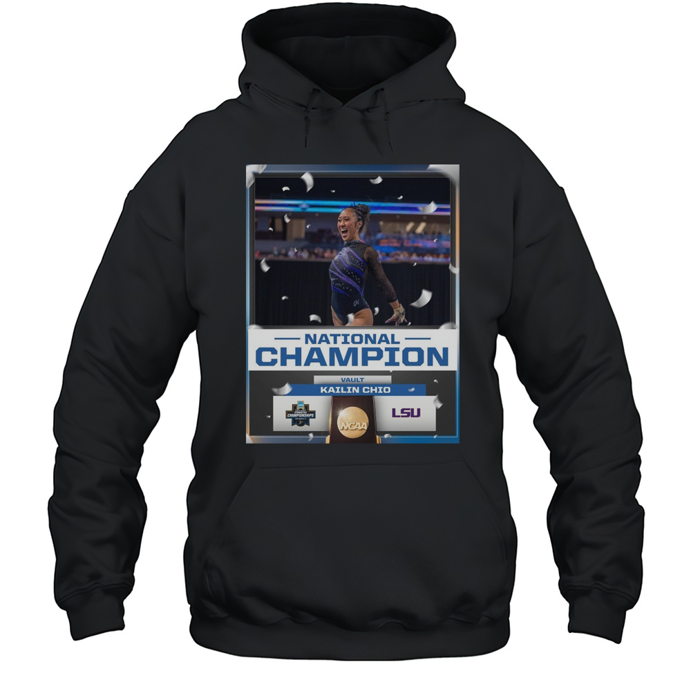 Vault National Champion Kailin Chio LSU Tigers Gymnastics NCAA Championships Poster T-shirt Unisex Hoodie