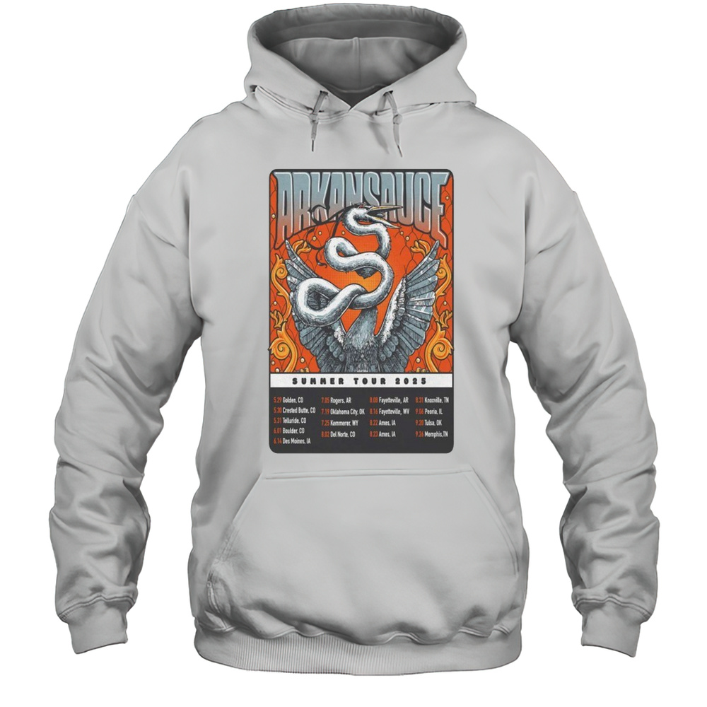 Arkansauce Summer Tour 2025 T-shirt Unisex Hoodie