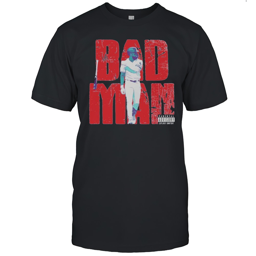Bad Man Album Adolis Garcia Texas Rangers Shirt
